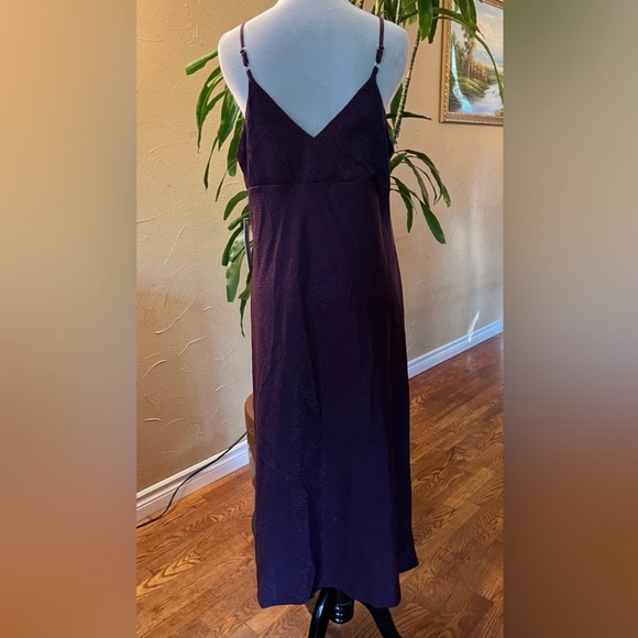 NWT Emma & Michele Midi Slip Satin Dress - Picture 2 of 5